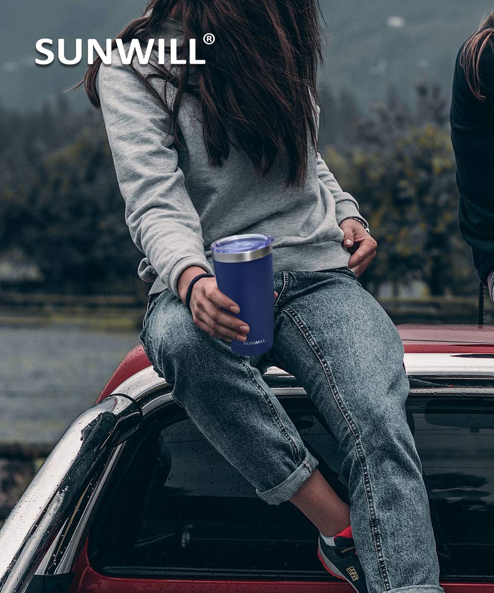 20 oz Insulated Stainless Steel Travel Tumbler with Lid E861
