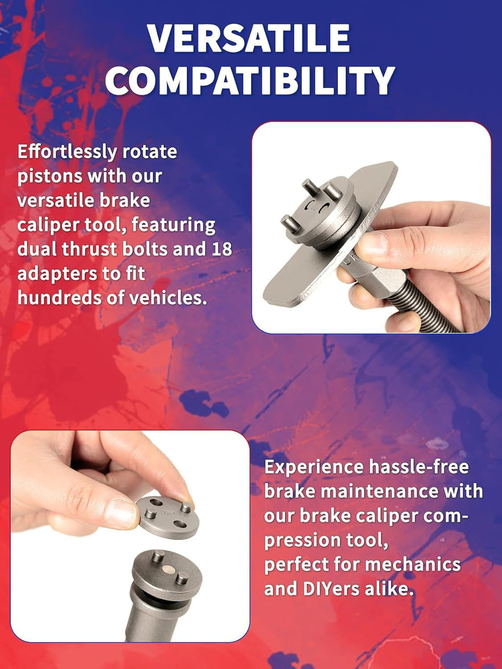 Heavy Duty Disc Brake Caliper Compression Tool J5119