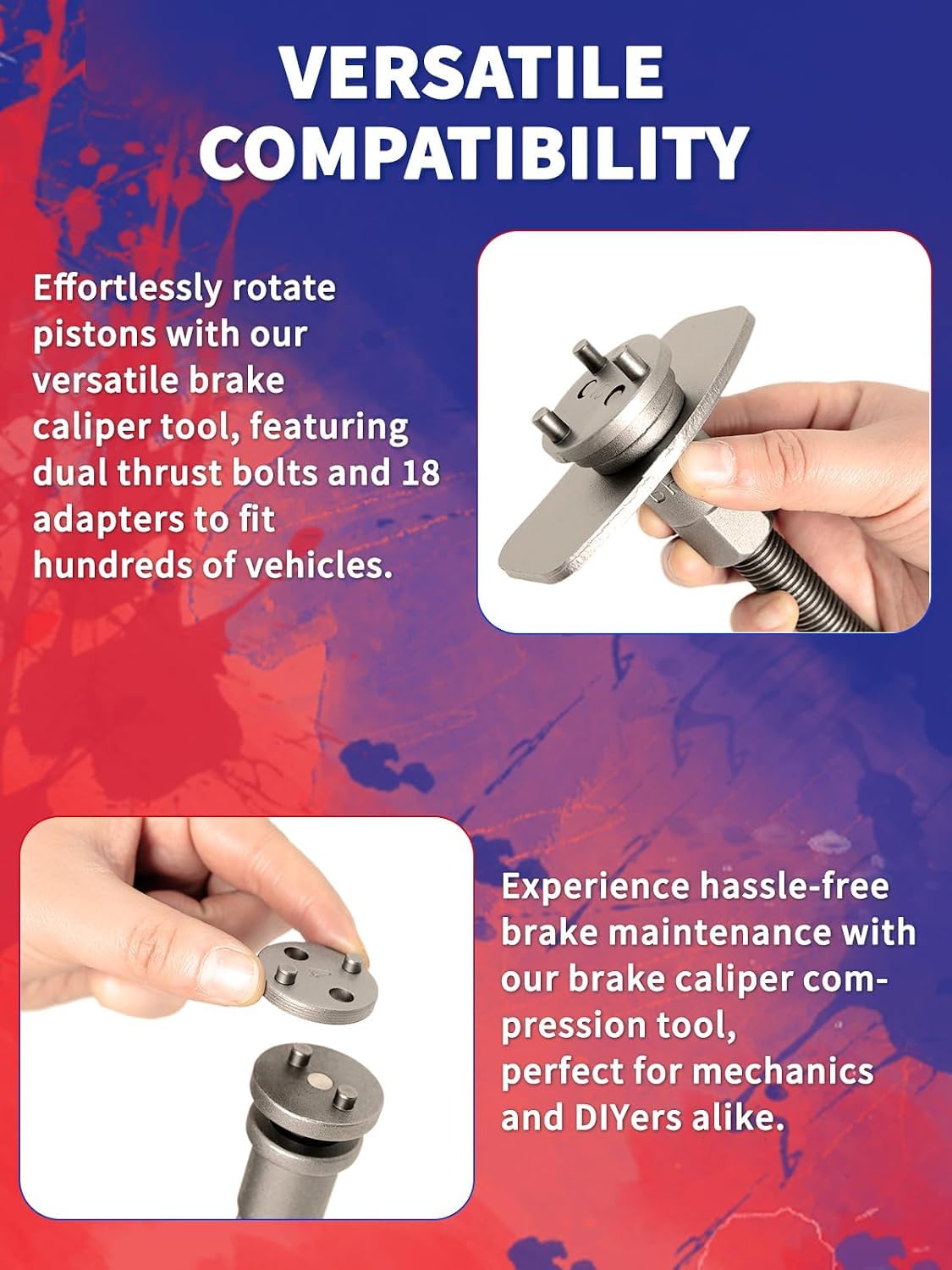 Heavy Duty Disc Brake Caliper Compression Tool J5119