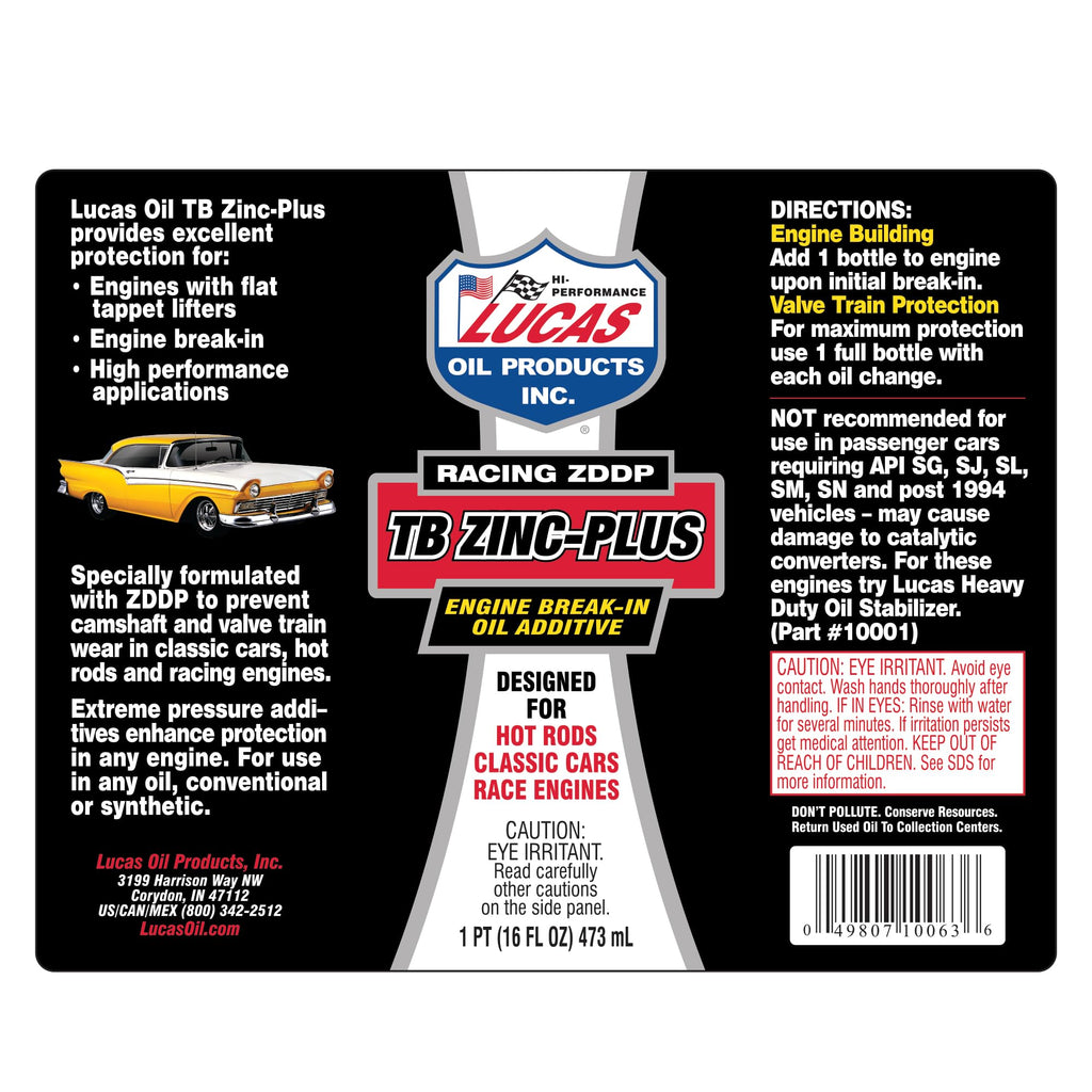 Engine Break in Oil Additive 16 Ounce Pack of 2 F9735