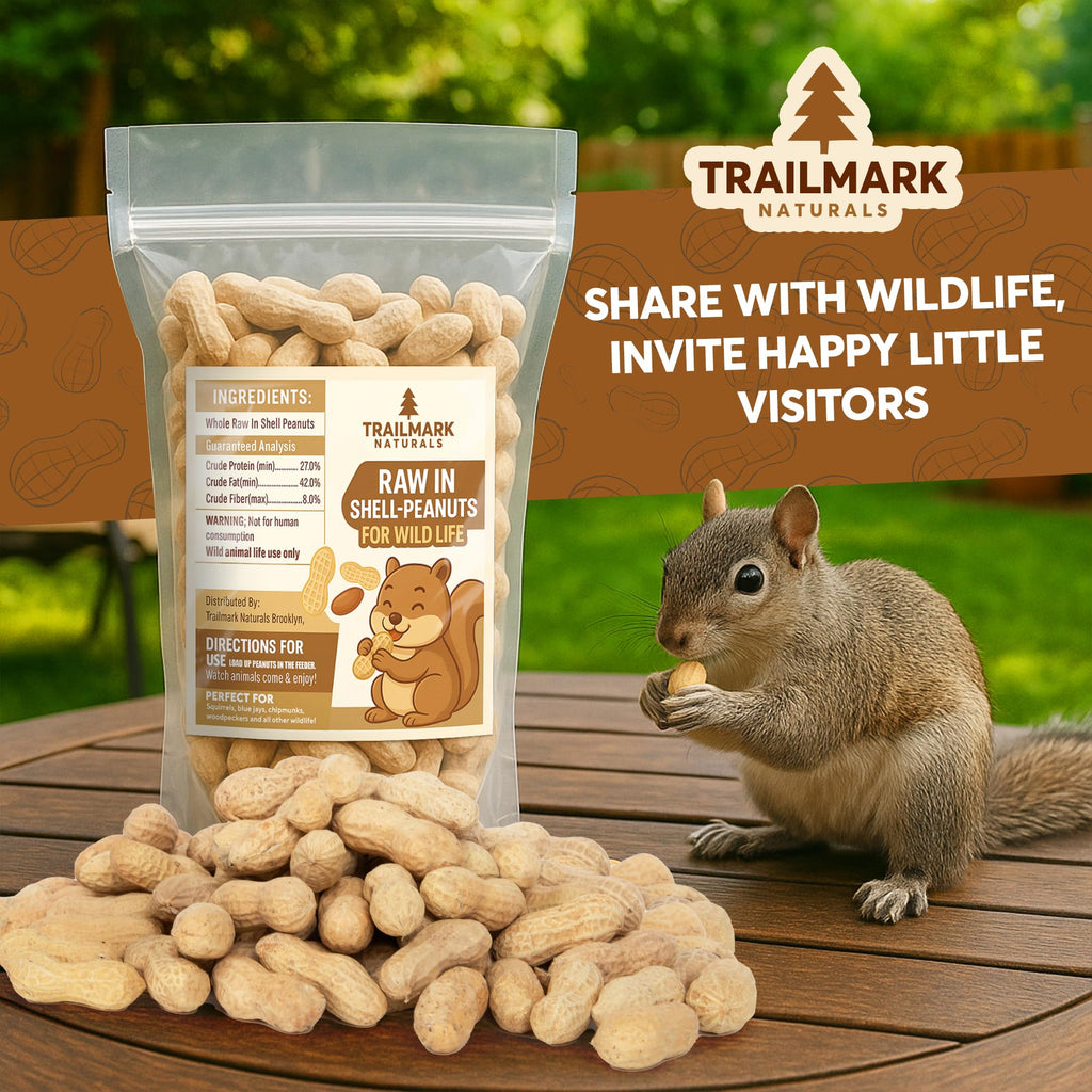 Raw Peanuts for Squirrels and Birds, 2 Pack of 5 Lb Bags E6494