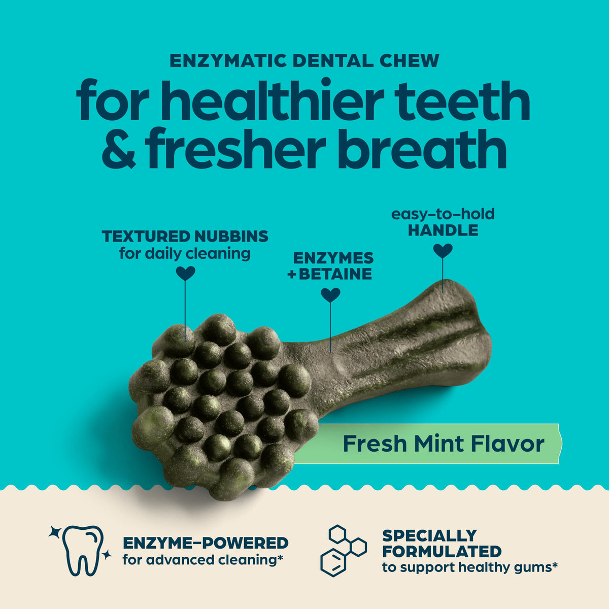 Fresh Mint Flavor Dental Chews, 13 Count D656