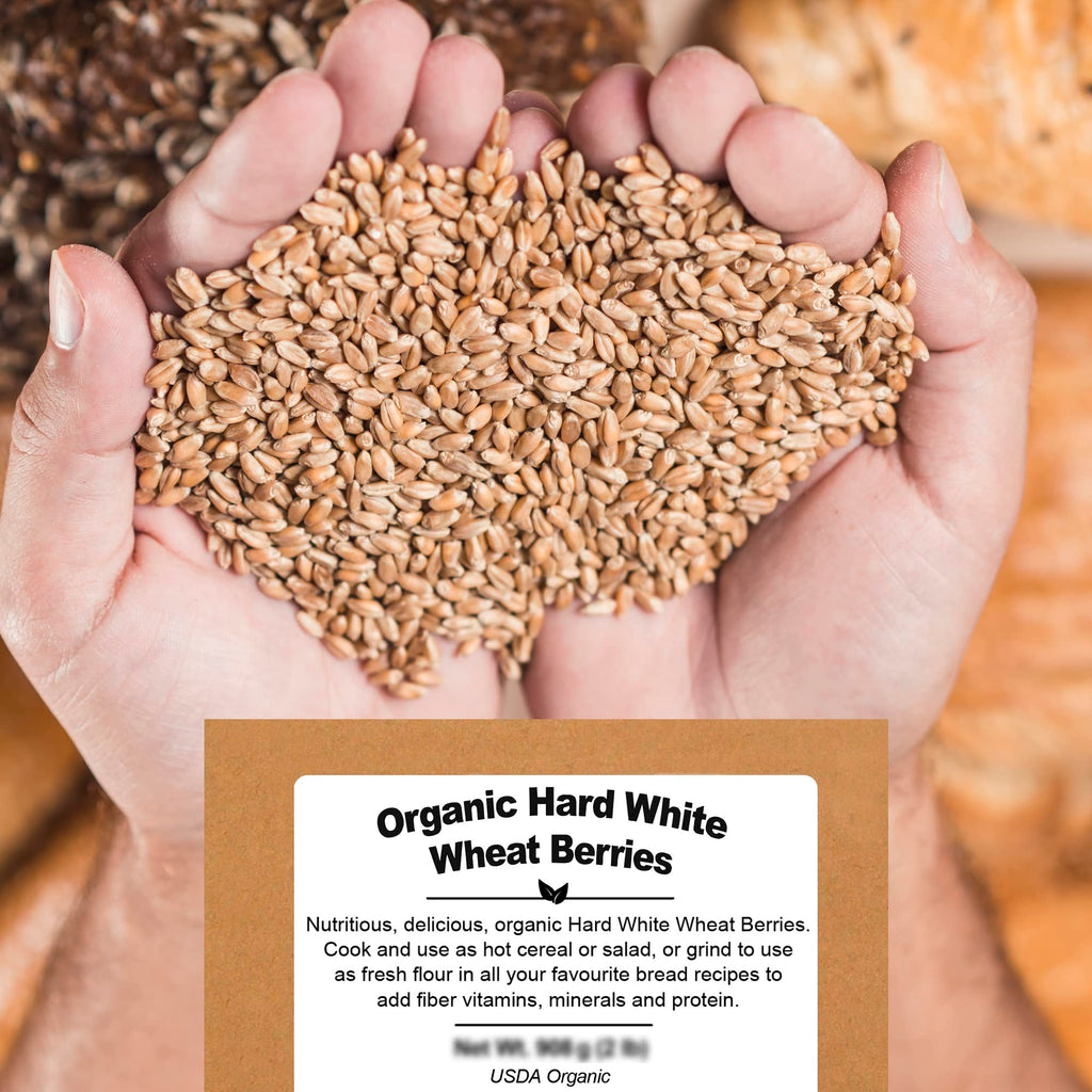 Organic Hard White Wheat Berries 5.8 lb L427347