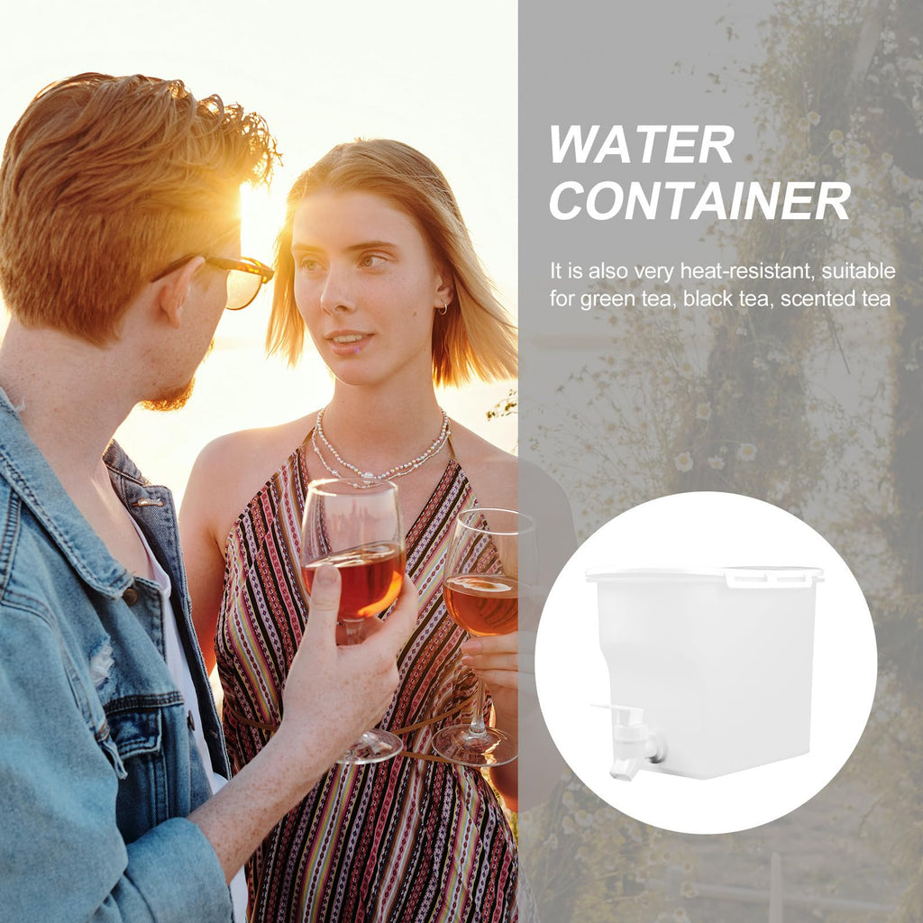 Large-capacity Heat-resistant Pp Cold Water Jug with Faucet V242047
