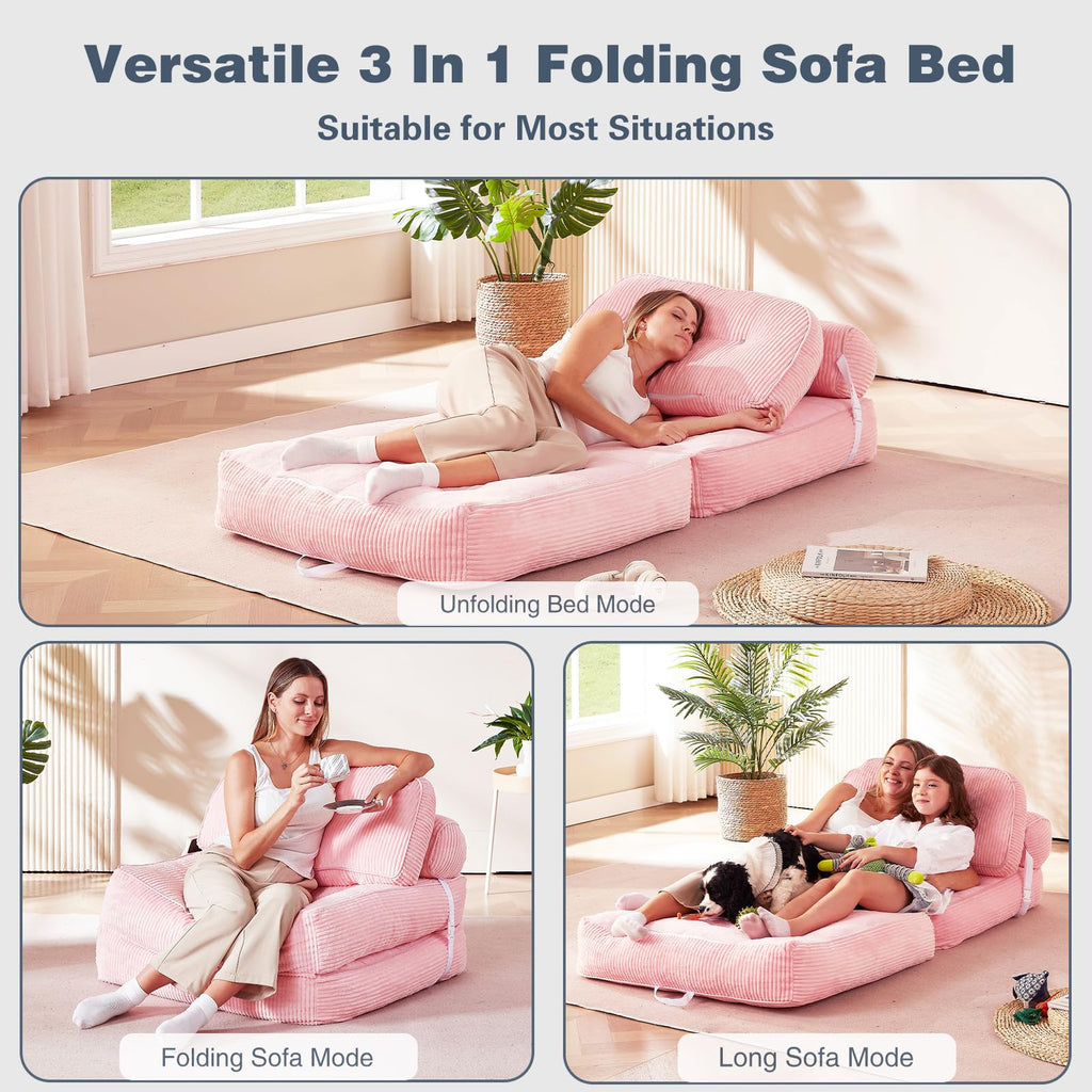 Convertible Futon Sofa Bed Chair S867