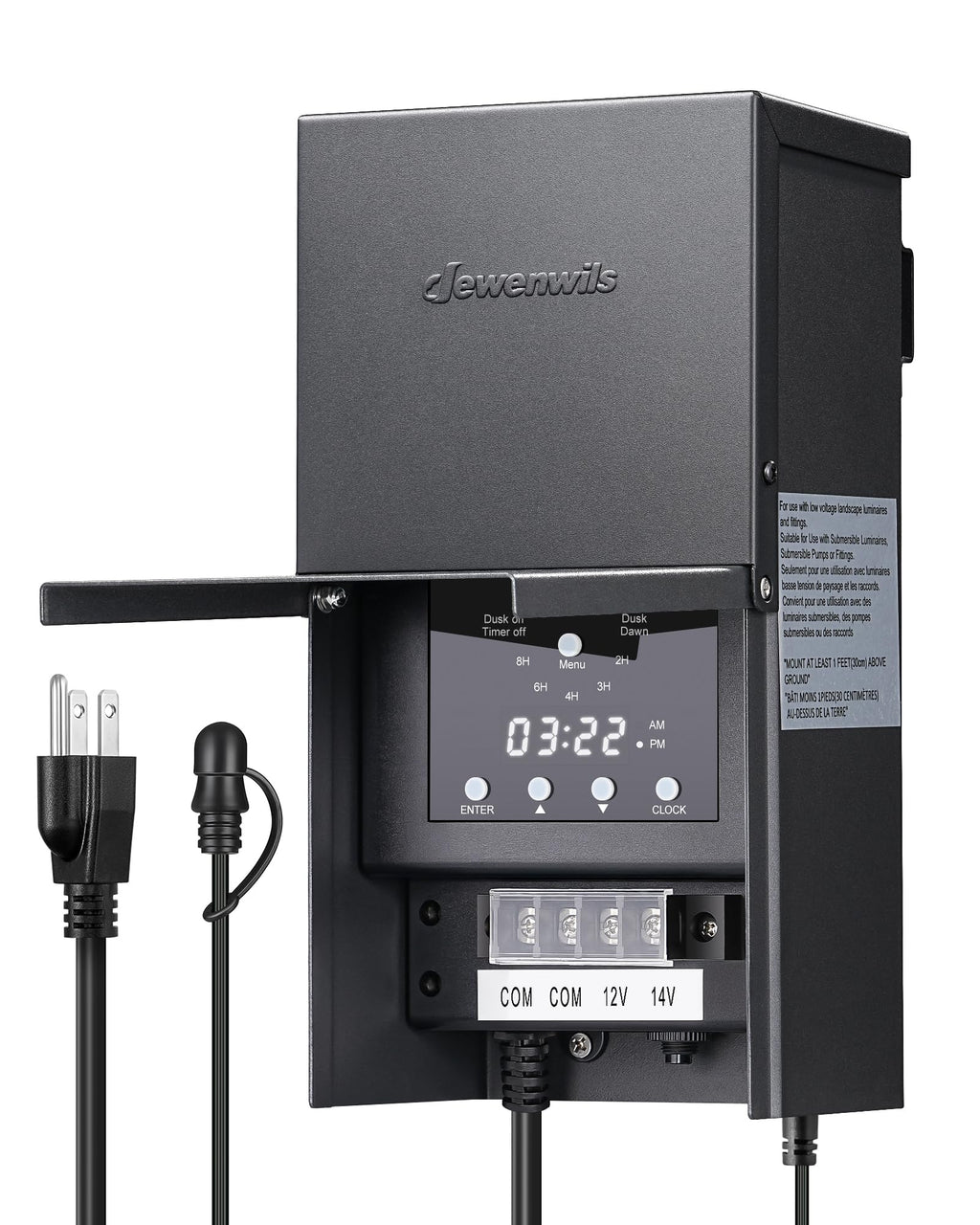 200W Low Voltage Landscape Lighting Transformer H96233