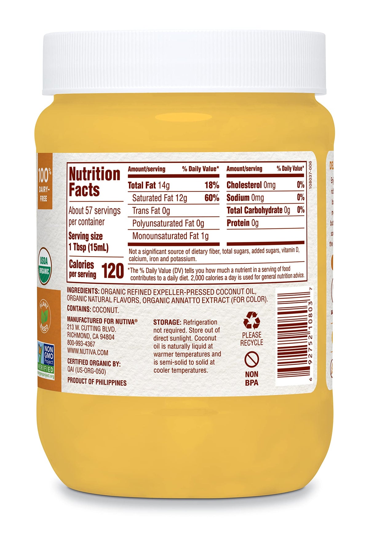 Coconut Oil 29floz G128