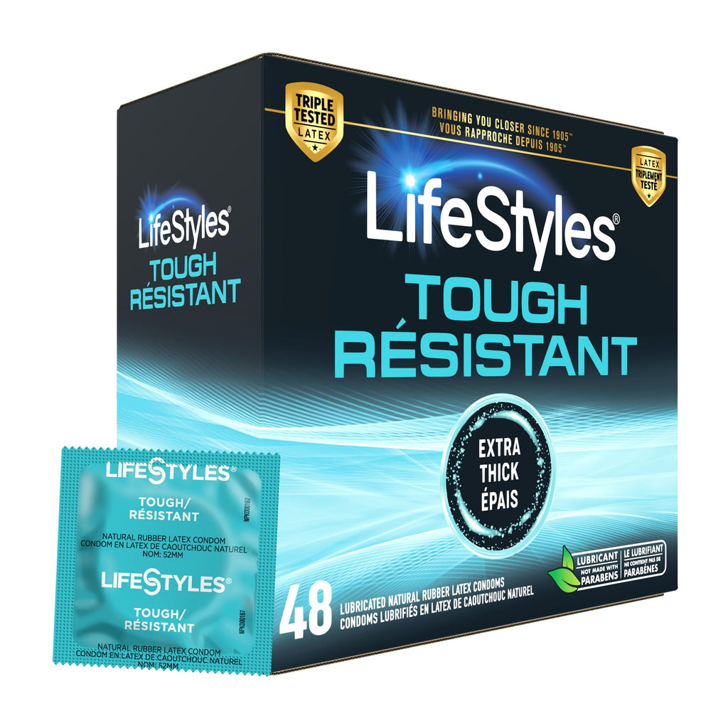 Natural Rubber Lubricated Condoms 48 Count B671