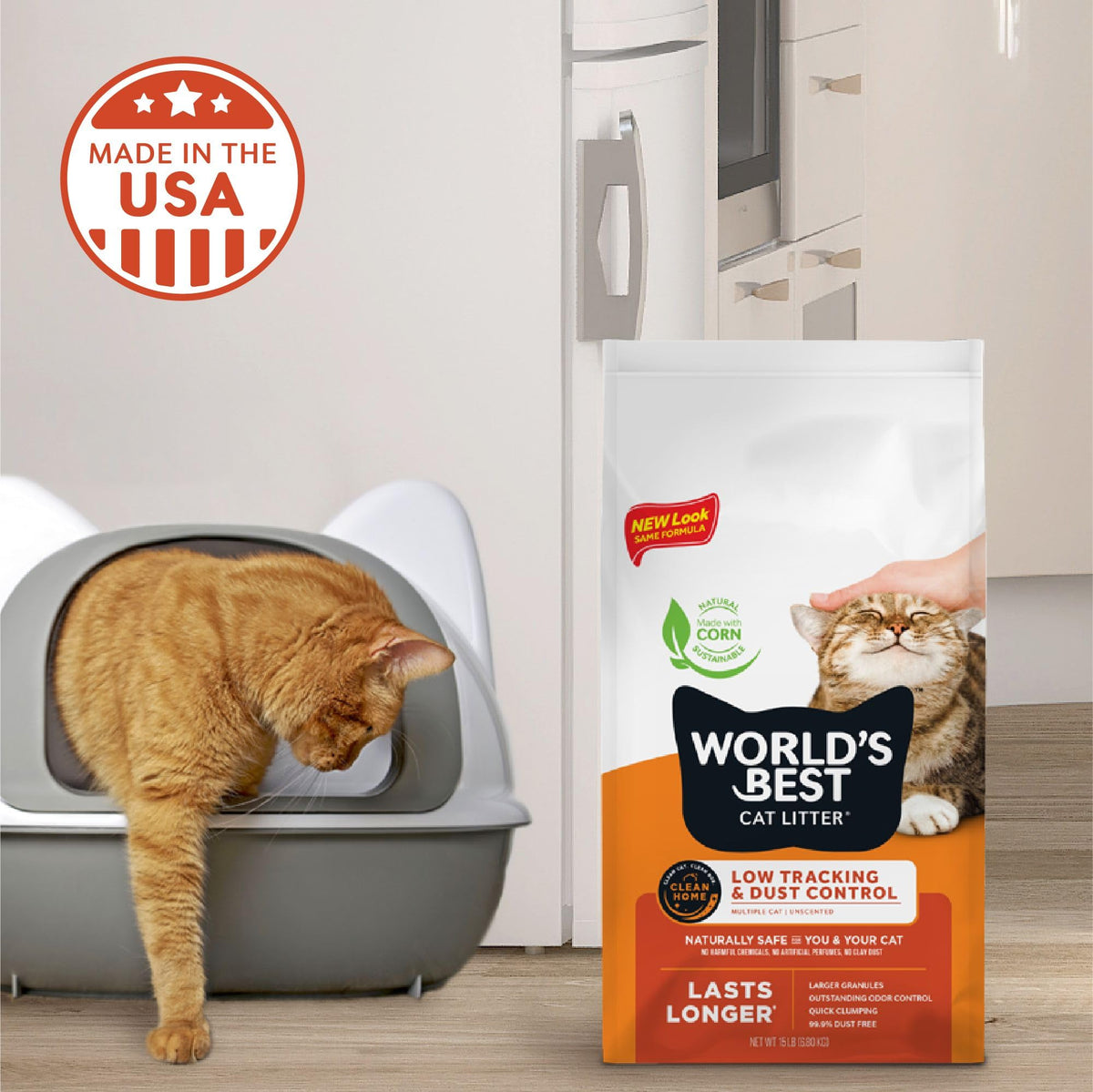 Unscented 15 lb Cat Litter S182