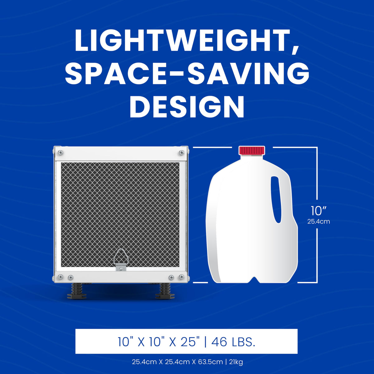 50-Pint Whole-House Dehumidifier with Wi-Fi Thermostat, Drain Hose, Condensate Pump, Bracket, and Hanging Kit R287108