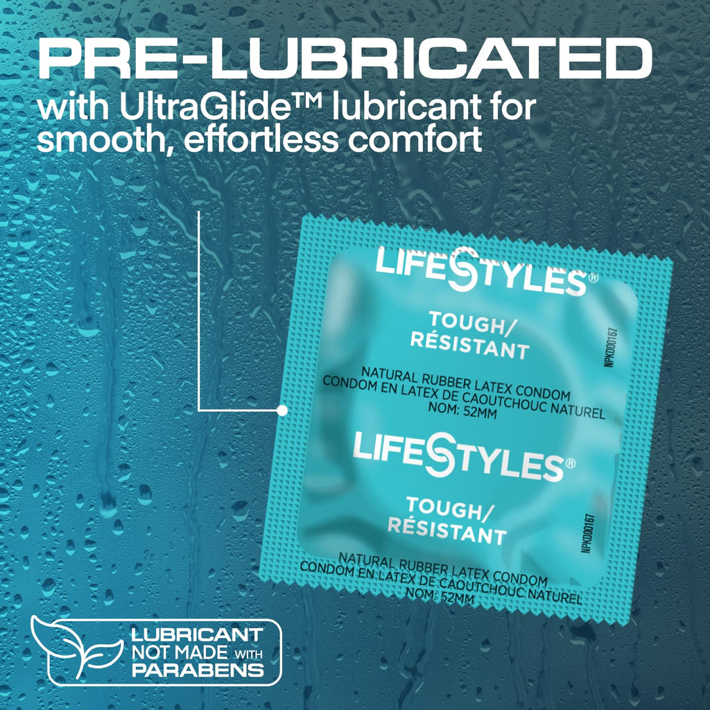 Natural Rubber Lubricated Condoms 48 Count B671