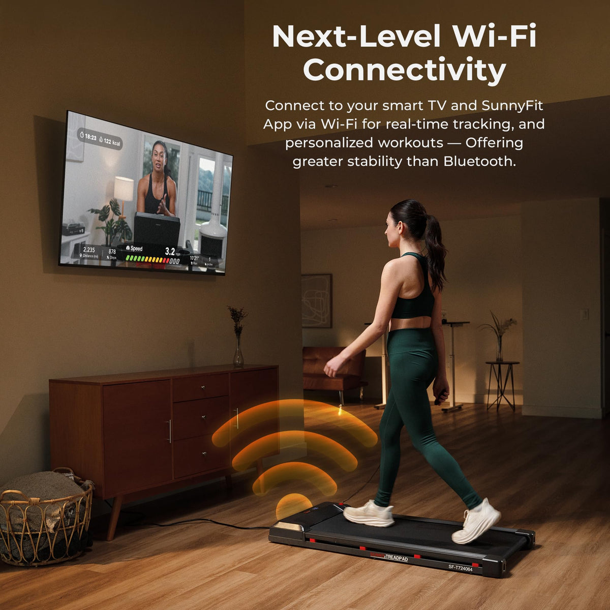 Wi-Fi Walking Treadmill D210