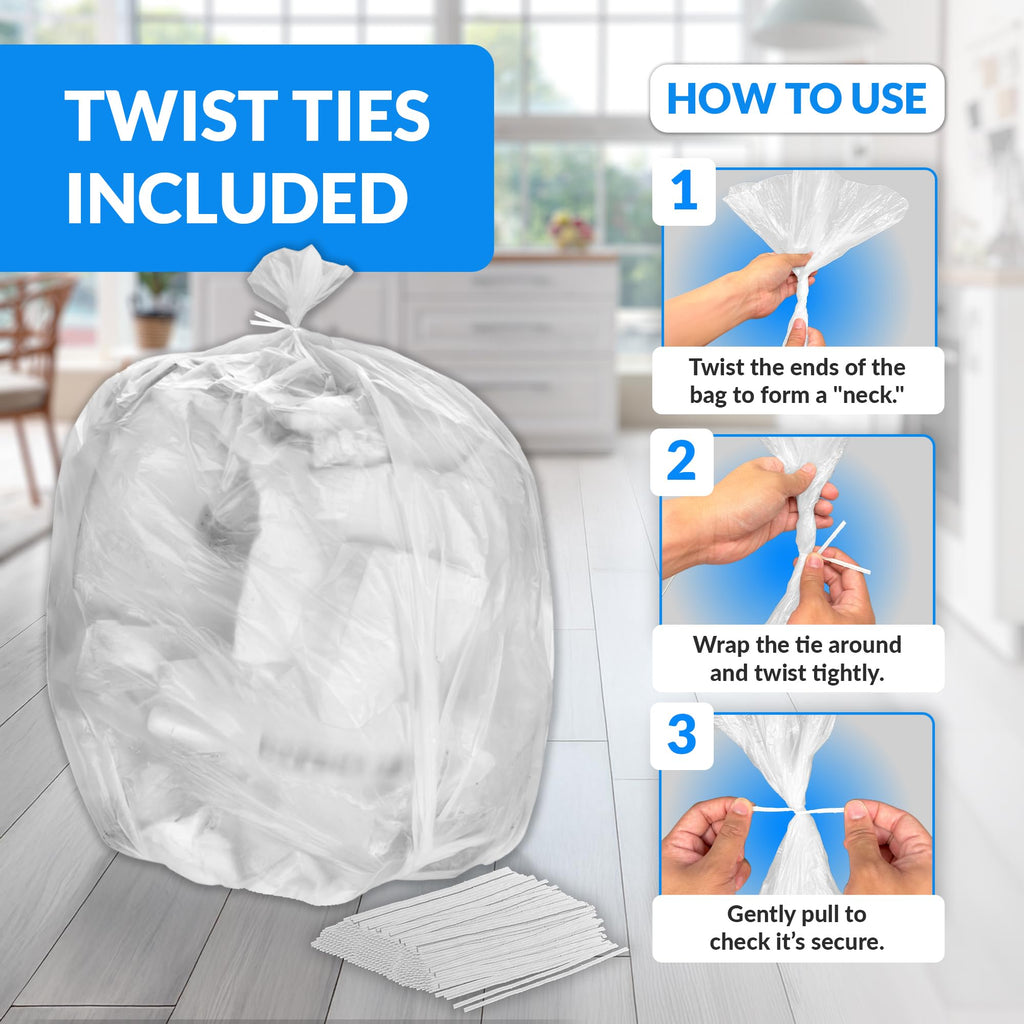 65 Gallon Heavy Duty Trash Bags Z618