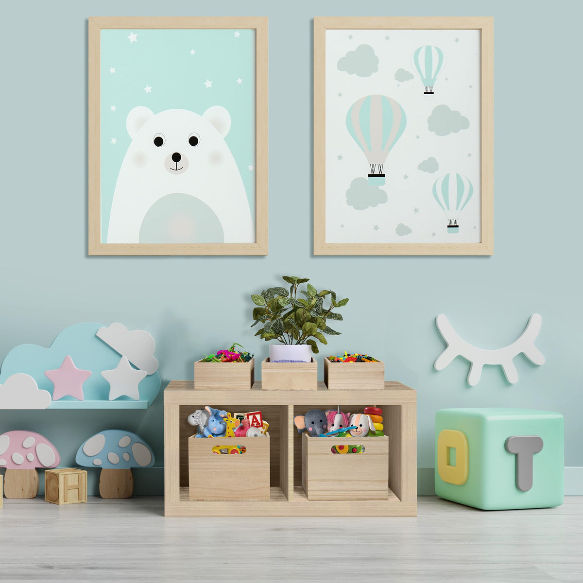 Unfinished Wooden Boxes 4 Pack I431922
