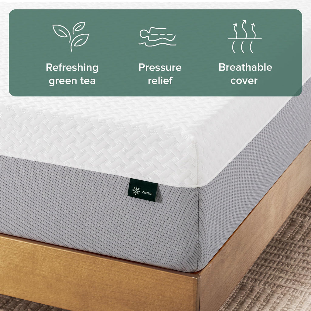 10 Inch Twin Memory Foam Mattress J4784