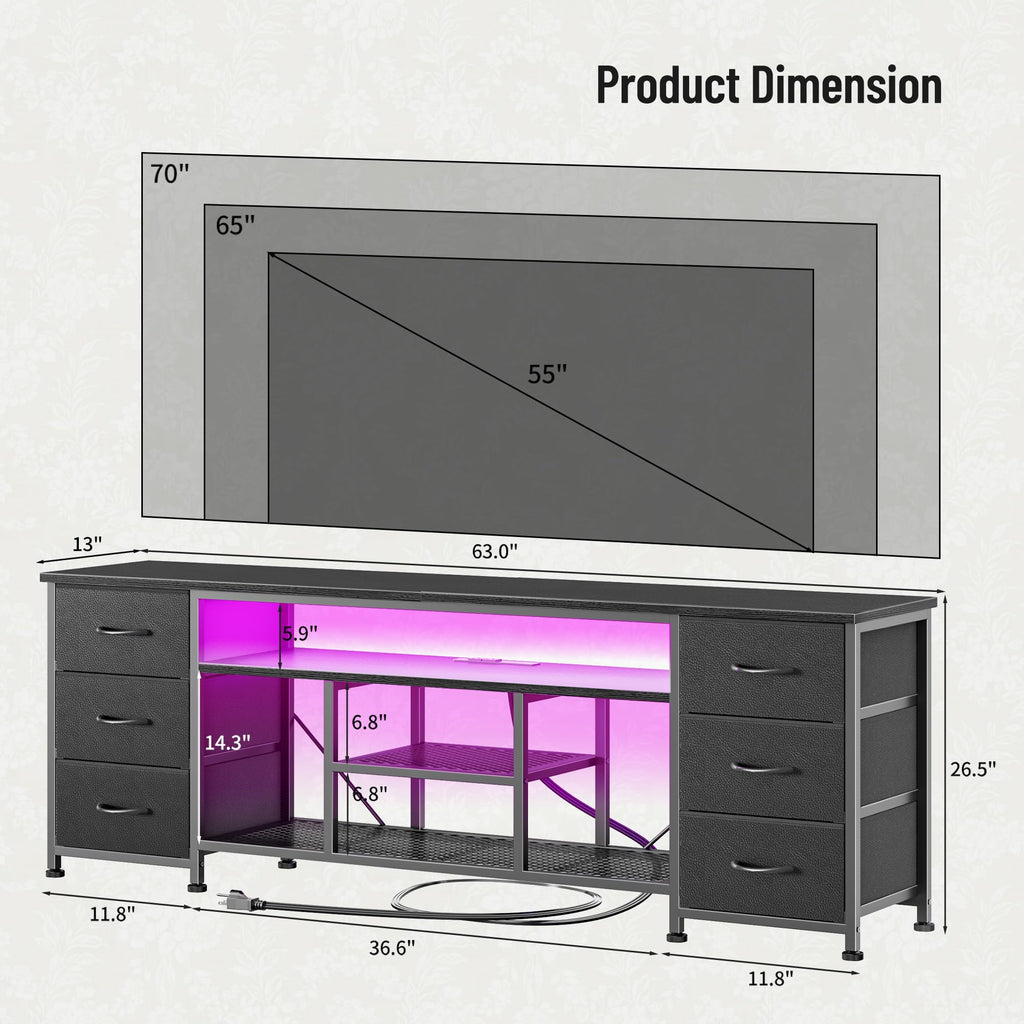 63 Inch LED TV Stand I618117