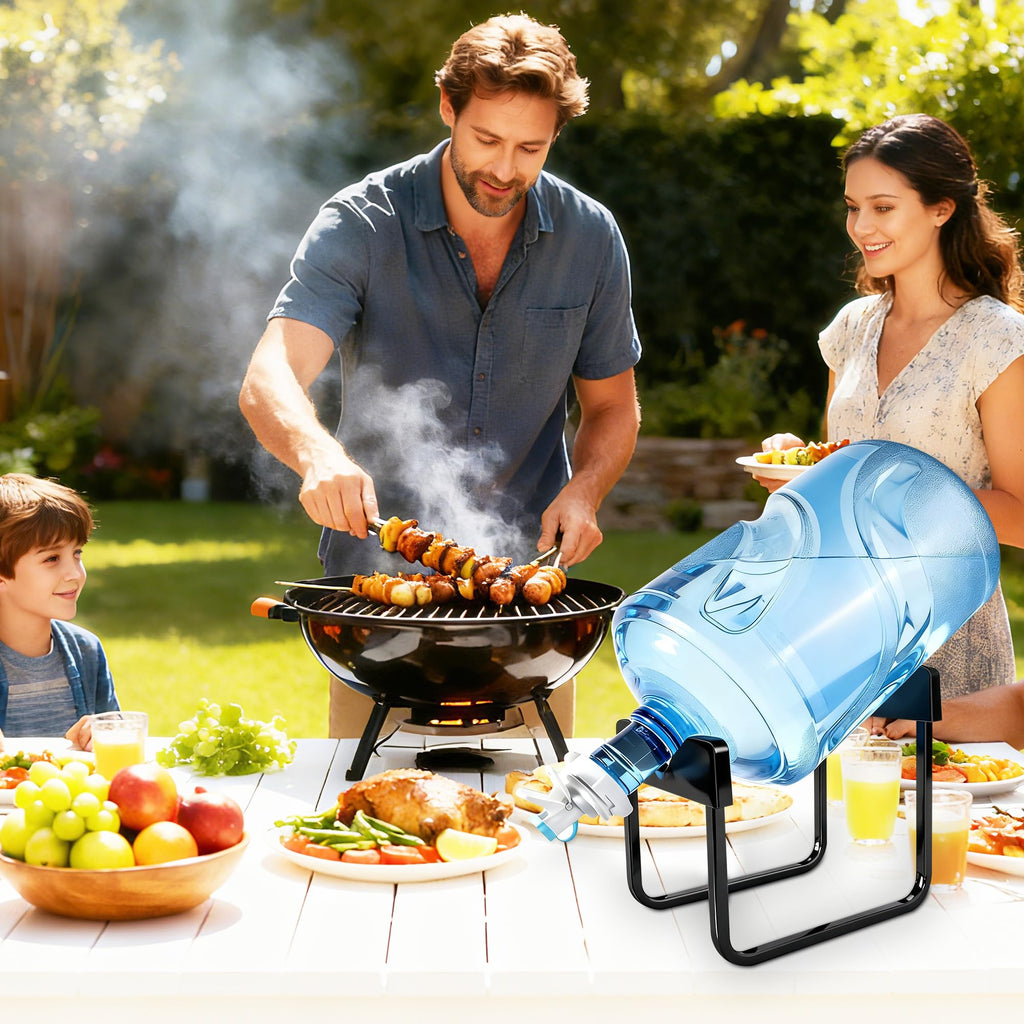 Water Dispenser Stand with 2 Faucets for 5-Gallon Buckets P992984