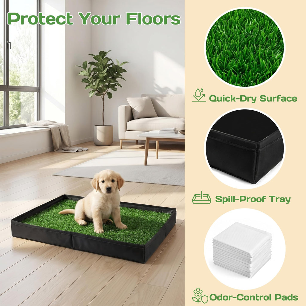 Dog Grass Pad with Tray D53839