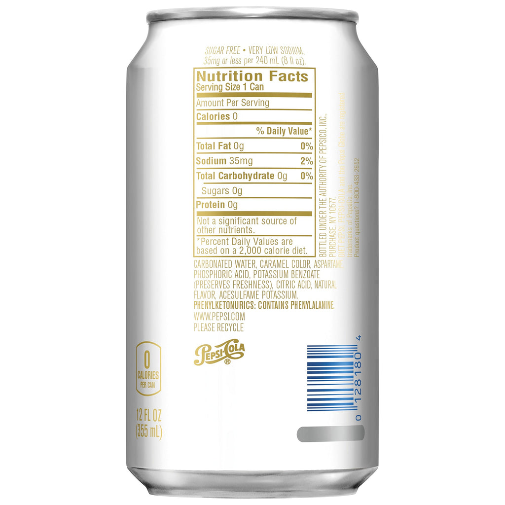 Caffeine Free 12 ounce Cans 24 Count W6908