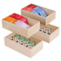 Unfinished Wooden Boxes 4 Pack I431922