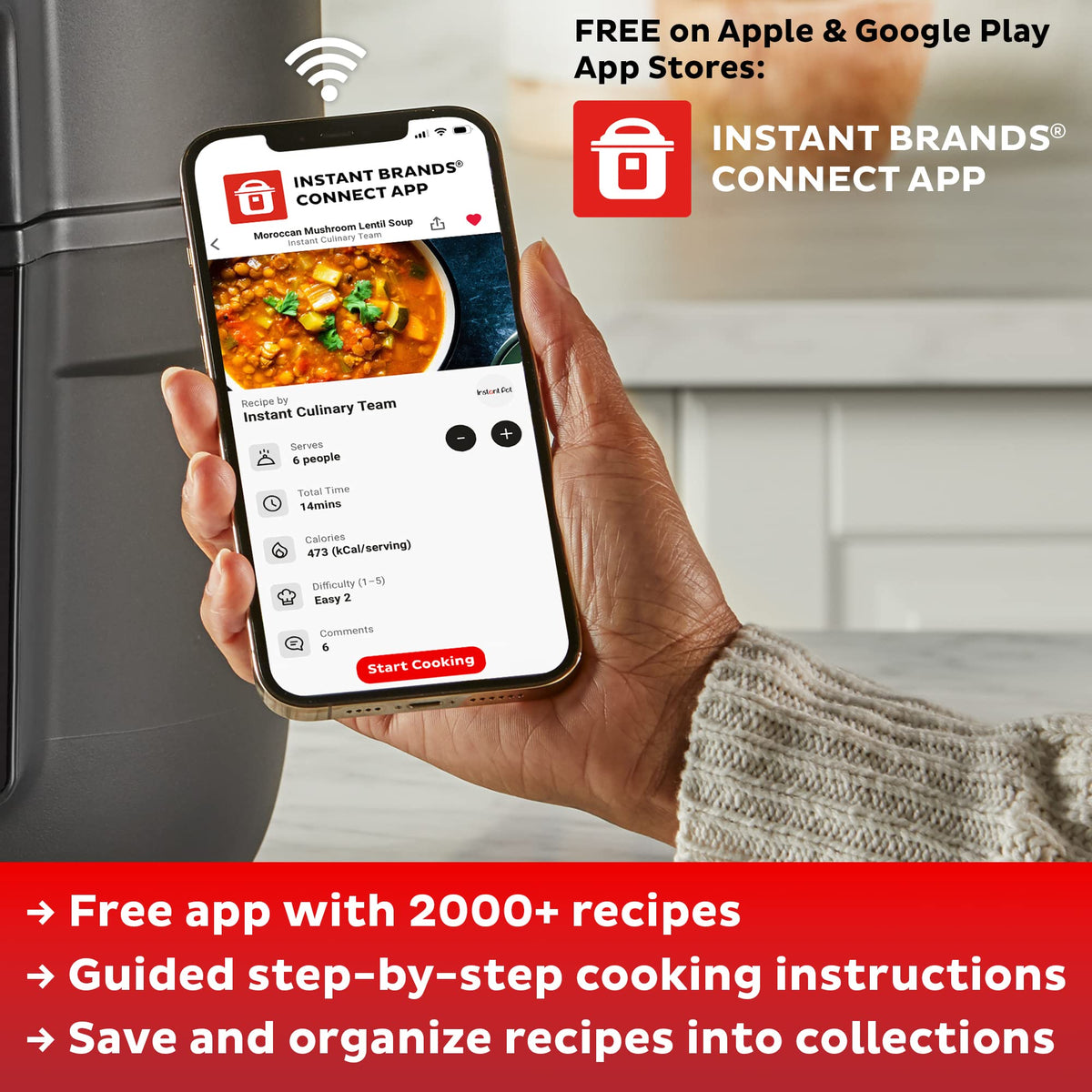6QT Nonstick Dishwasher-Safe Air Fryer Z423