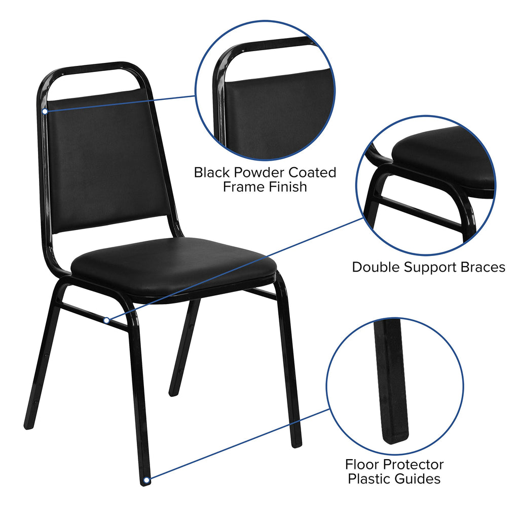 Black Stackable Banquet Chair R89495