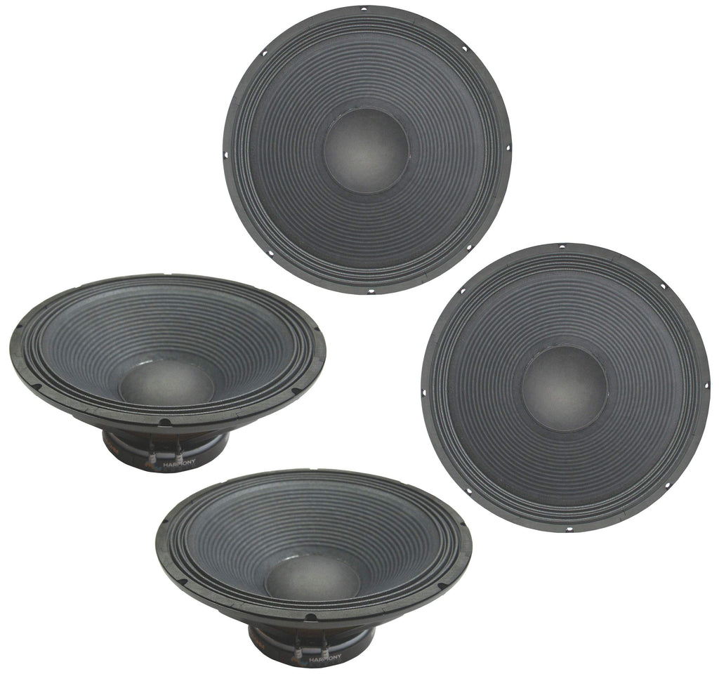 18" 1600W 16 Ohm Subwoofer 4 Pack D22057