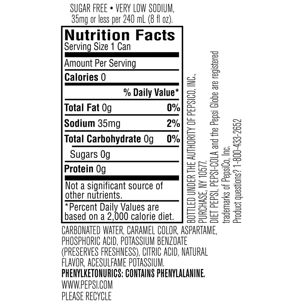 Caffeine Free 12 ounce Cans 24 Count W6908
