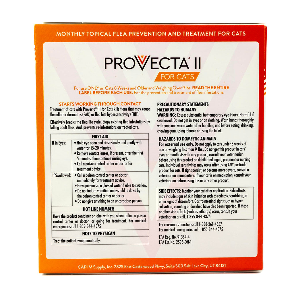 Flea Treatment for Large Cats Over 9 lbs, 4-Month Supply N5642