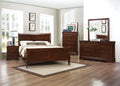 Cal King Cherry Sleigh Panel Bed L446041