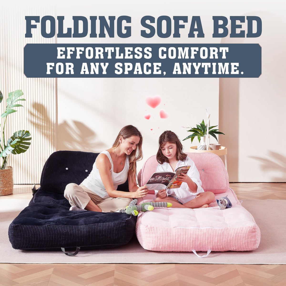 Convertible Futon Sofa Bed Chair S867